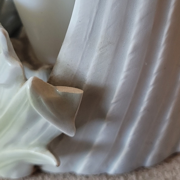 Fitz and Floyd Vintage 8" Heron Candle Holders with Vintage Plastic Candles 2 - Picture 7 of 7